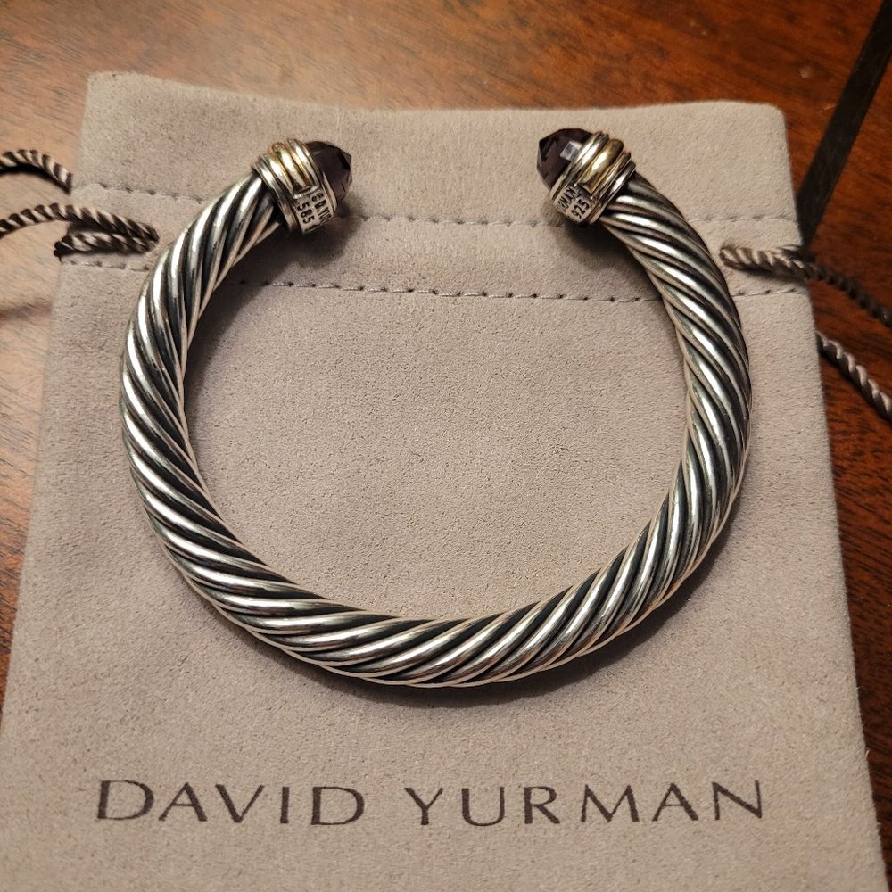 David Yurman Amethyst bangle bracelet
